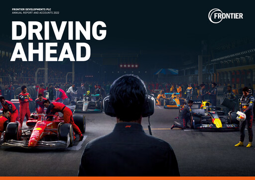 Thumbnail Frontier Developments Annual Report 2022