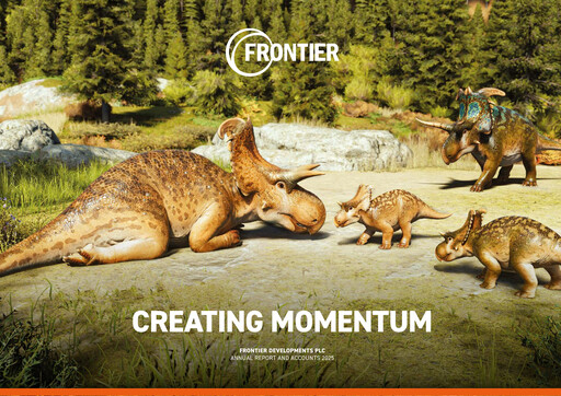 Thumbnail Frontier Developments Annual Report 2025