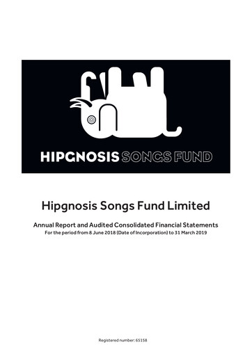 Thumbnail Hipgnosis Songs Fund Annual Report 2019