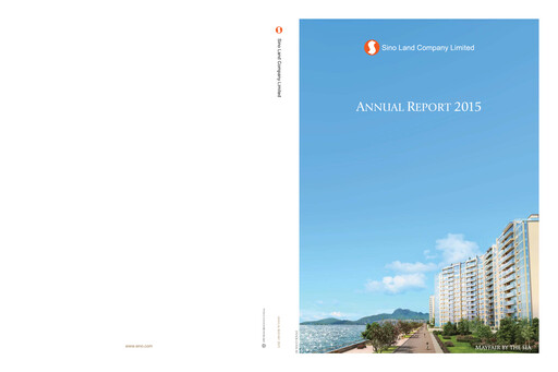 Thumbnail Sino Land Annual Report 2015