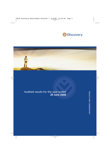 Thumbnail Discovery Limited Financial Report 2008
