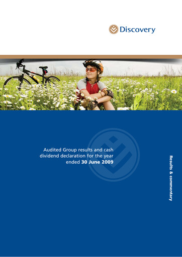 Thumbnail Discovery Limited Financial Report 2009