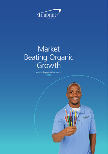 Thumbnail 4imprint Group Annual Report 2016