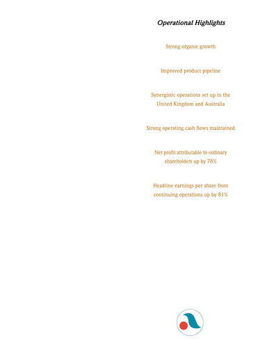 Thumbnail Aspen Pharmacare Annual Report 2001