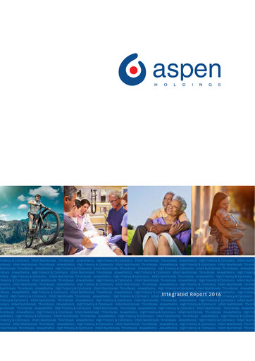 Thumbnail Aspen Pharmacare Annual Report 2016