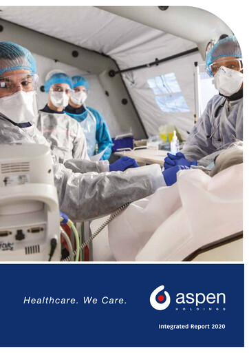 Thumbnail Aspen Pharmacare Annual Report 2020