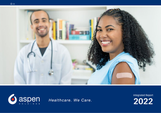 Thumbnail Aspen Pharmacare Annual Report 2022
