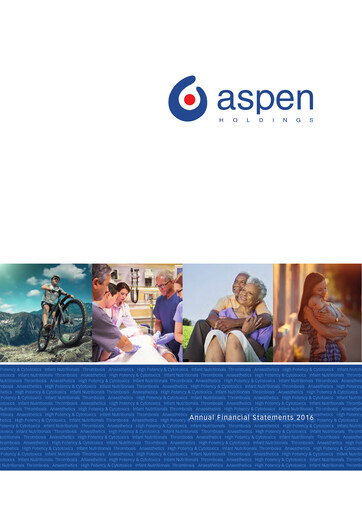 Thumbnail Aspen Pharmacare Financial Statement 2016