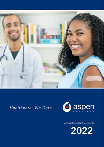 Thumbnail Aspen Pharmacare Financial Statement 2022
