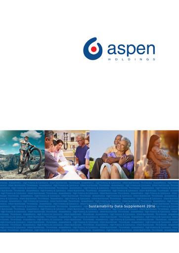 Thumbnail Aspen Pharmacare Sustainability Report 2016