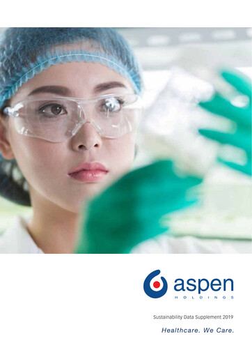 Thumbnail Aspen Pharmacare Sustainability Report 2019