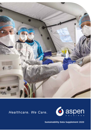 Thumbnail Aspen Pharmacare Sustainability Report 2020