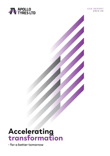 Vorschaubild Apollo Tyres Nachhaltigkeitsbericht 2023-2024