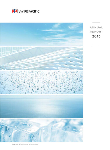 Thumbnail Swire Pacific Annual Report 2016