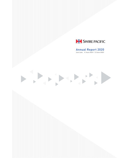 Thumbnail Swire Pacific Annual Report 2020