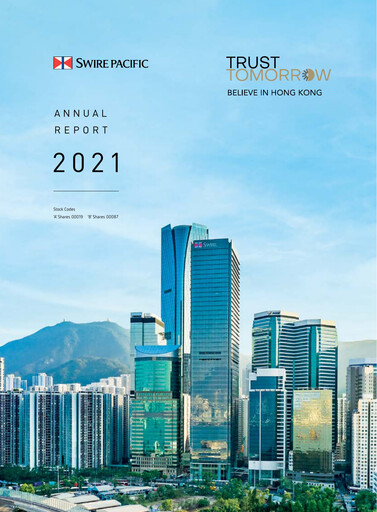 Thumbnail Swire Pacific Annual Report 2021