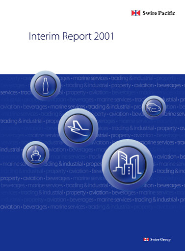 Miniature Swire Pacific Rapport semestriel 2001-h1