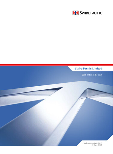 Miniature Swire Pacific Rapport semestriel 2008-h1
