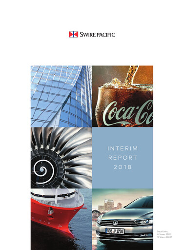 Miniature Swire Pacific Rapport semestriel 2018-h1