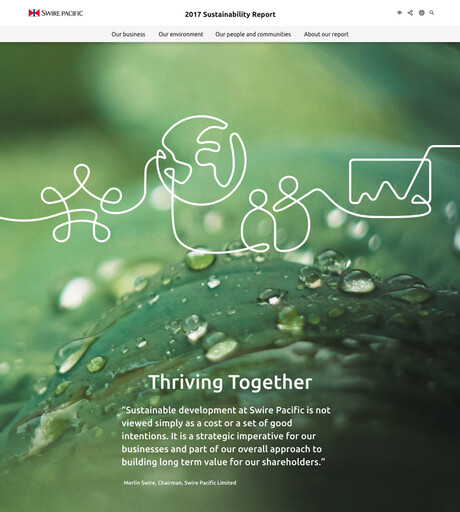 Thumbnail Swire Pacific Sustainability Report 2017