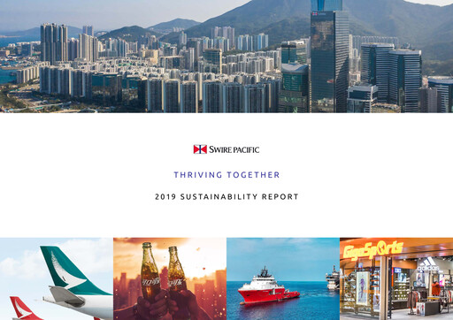 Thumbnail Swire Pacific Sustainability Report 2019