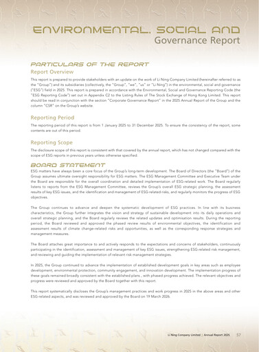 Thumbnail Li Ning Company ESG Report 2025