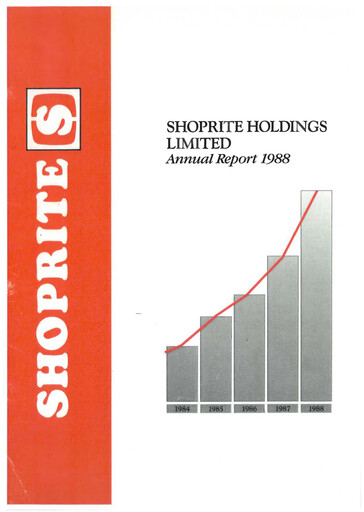 Miniature Shoprite Rapport annuel 1988