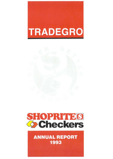 Miniature Shoprite Rapport annuel 1993