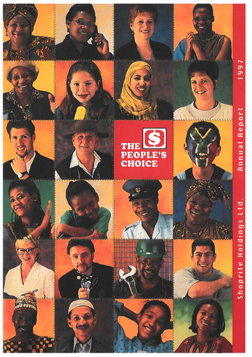 Miniature Shoprite Rapport annuel 1997
