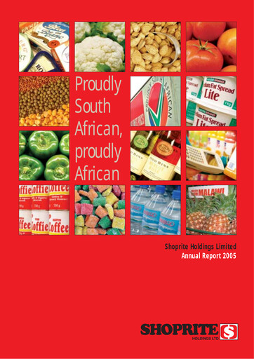 Miniature Shoprite Rapport annuel 2005