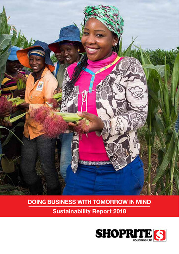 Miniature Shoprite Rapport de durabilité 2018
