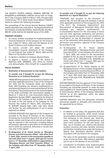 Thumbnail Mahindra & Mahindra Annual Report 2019-2020