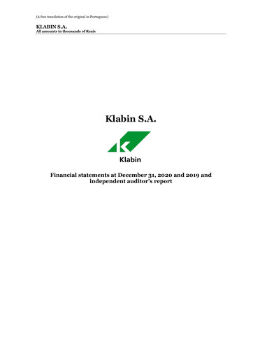 Thumbnail Klabin Financial Statement 2020