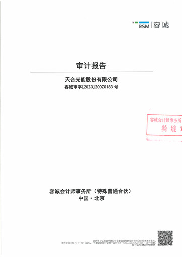 Thumbnail Trina Solar Financial Statement 2022