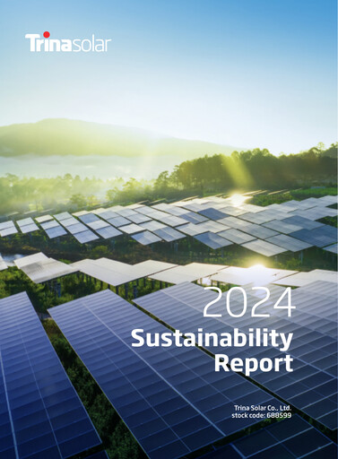 Thumbnail Trina Solar Sustainability Report 2024