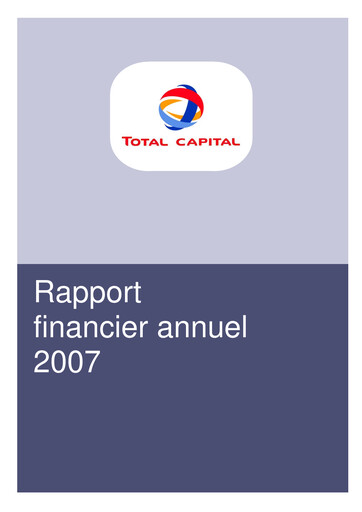 Vorschaubild Total Finanzbericht 2007