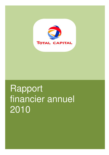 Vorschaubild Total Finanzbericht 2010
