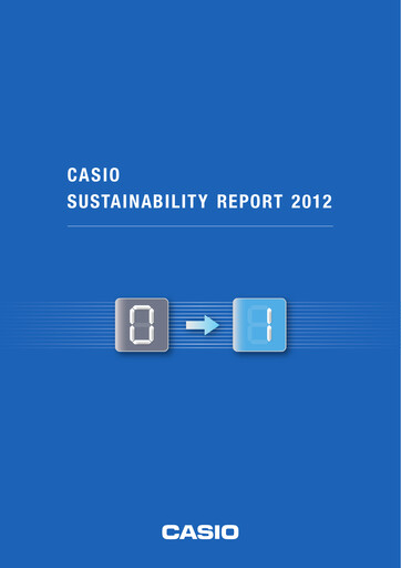 Thumbnail CASIO Sustainability Report 2012
