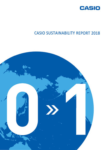 Thumbnail CASIO Sustainability Report 2018