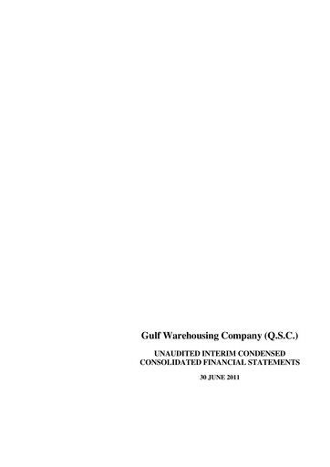 Thumbnail Gulf Warehousing Company Half-year Report 2011-h1