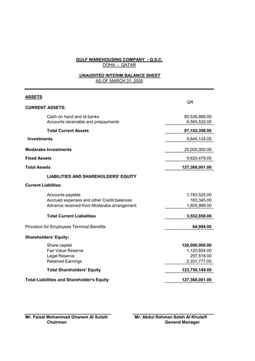 Thumbnail Gulf Warehousing Company Quarterly Report 2005-q1