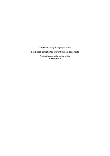 Thumbnail Gulf Warehousing Company Quarterly Report 2026-q1