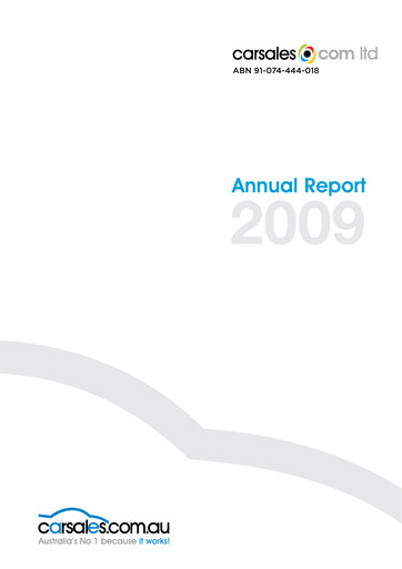 Thumbnail CAR Group (Carsales) Annual Report 2009