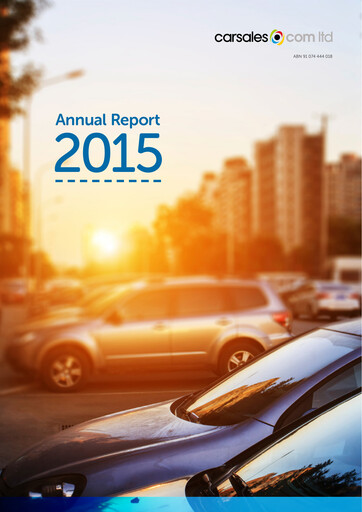 Thumbnail CAR Group (Carsales) Annual Report 2015