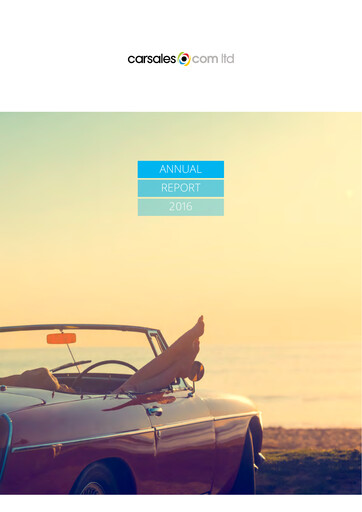 Thumbnail CAR Group (Carsales) Annual Report 2016