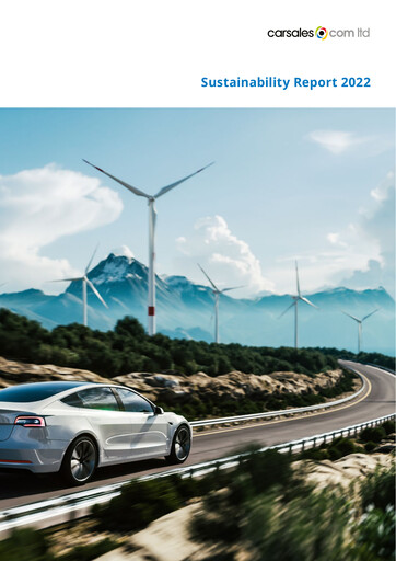 Thumbnail CAR Group (Carsales) Sustainability Report 2022