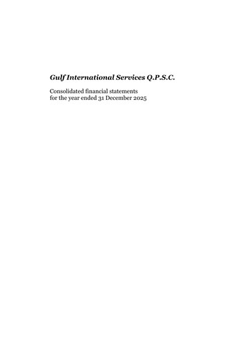 Thumbnail Gulf International Services Financial Statement 2025