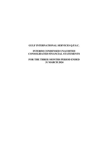 Thumbnail Gulf International Services Quarterly Report 2024-q1