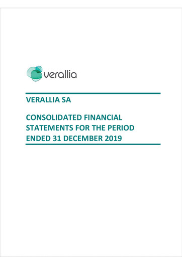 Vorschaubild Verallia Finanzmitteilung 2019
