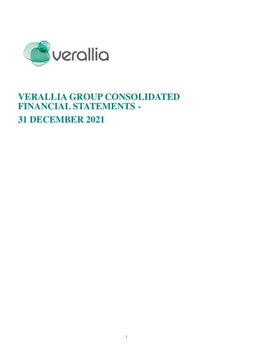 Vorschaubild Verallia Finanzmitteilung 2021